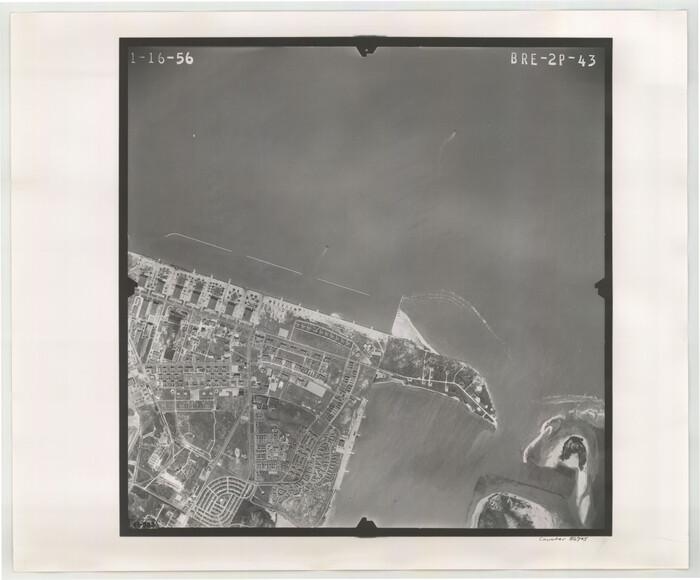 86745, Flight Mission No. BRE-2P, Frame 43, Nueces County, General Map Collection