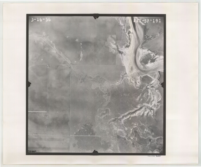 86837, Flight Mission No. BRE-5P, Frame 191, Nueces County, General Map Collection