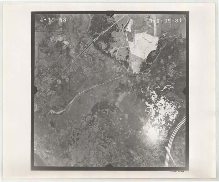 86848, Flight Mission No. DAH-9M, Frame 84, Orange County, General Map Collection