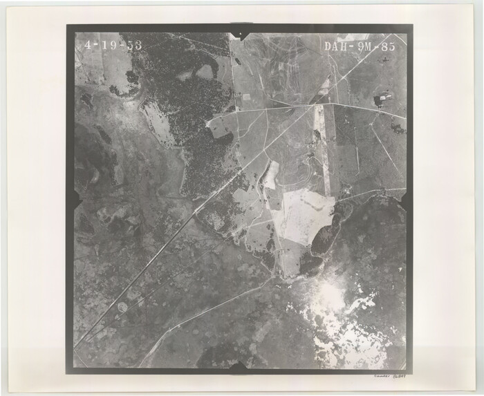 86849, Flight Mission No. DAH-9M, Frame 85, Orange County, General Map Collection