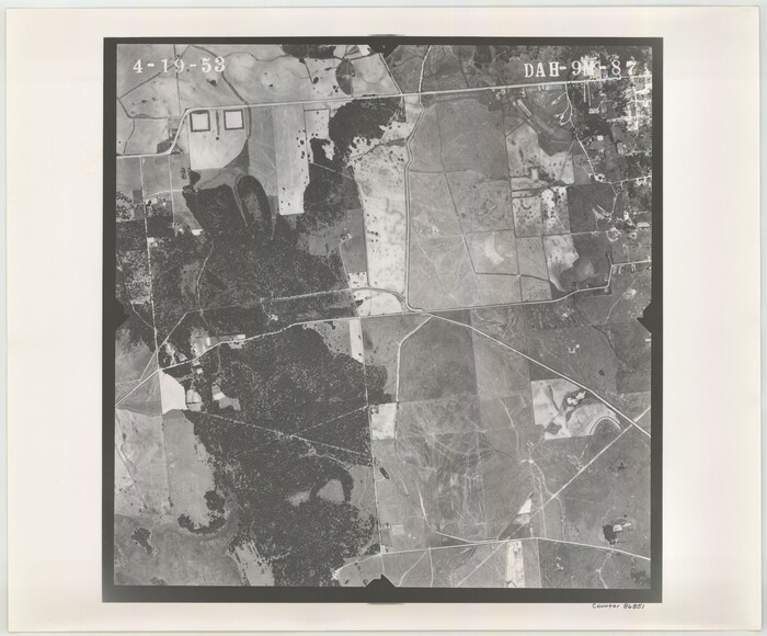 86851, Flight Mission No. DAH-9M, Frame 87, Orange County, General Map Collection