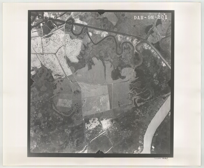 86869, Flight Mission No. DAH-9M, Frame 201, Orange County, General Map Collection