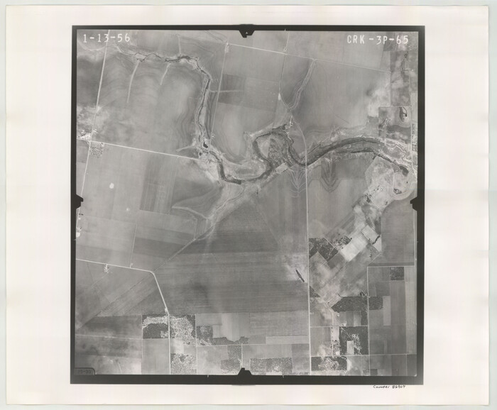 86907, Flight Mission No. CRK-3P, Frame 65, Refugio County, General Map Collection