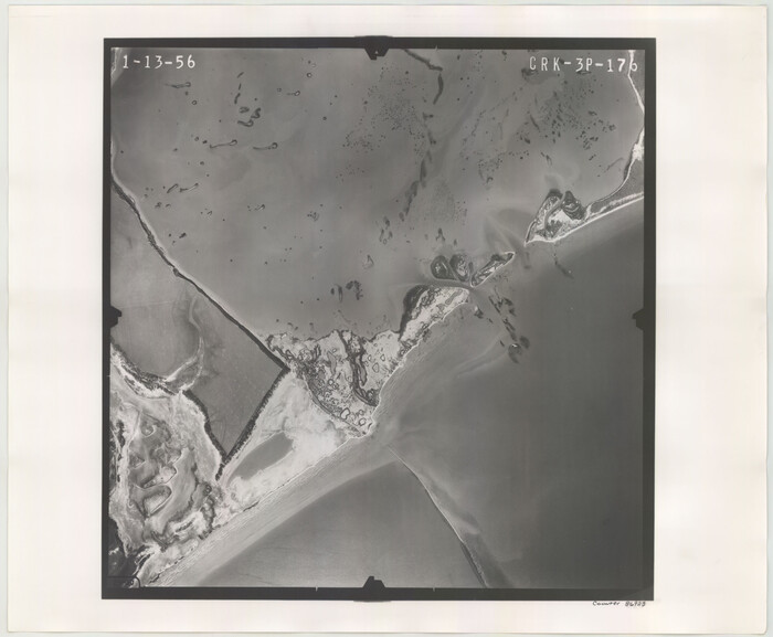 86923, Flight Mission No. CRK-3P, Frame 176, Refugio County, General Map Collection