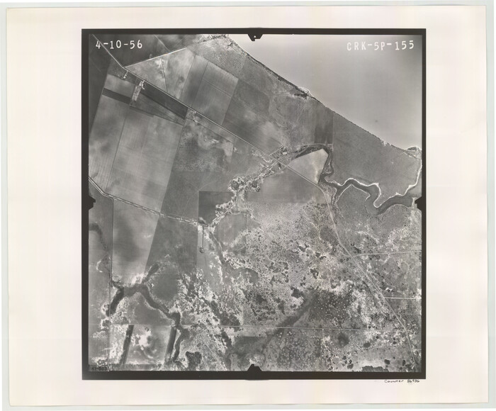 86936, Flight Mission No. CRK-5P, Frame 155, Refugio County, General Map Collection