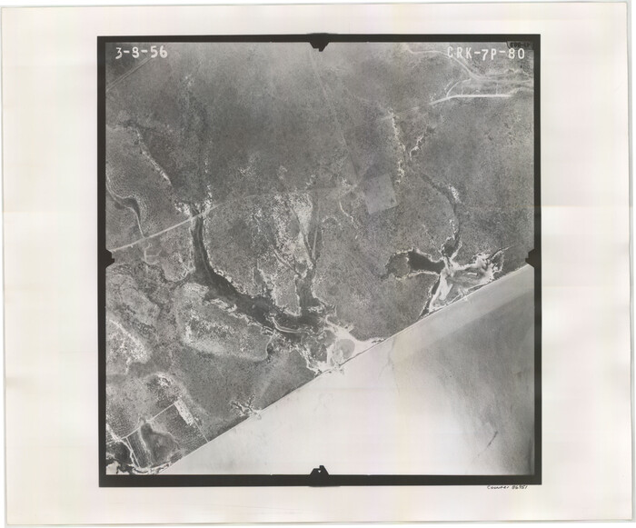 86951, Flight Mission No. CRK-7P, Frame 80, Refugio County, General Map Collection