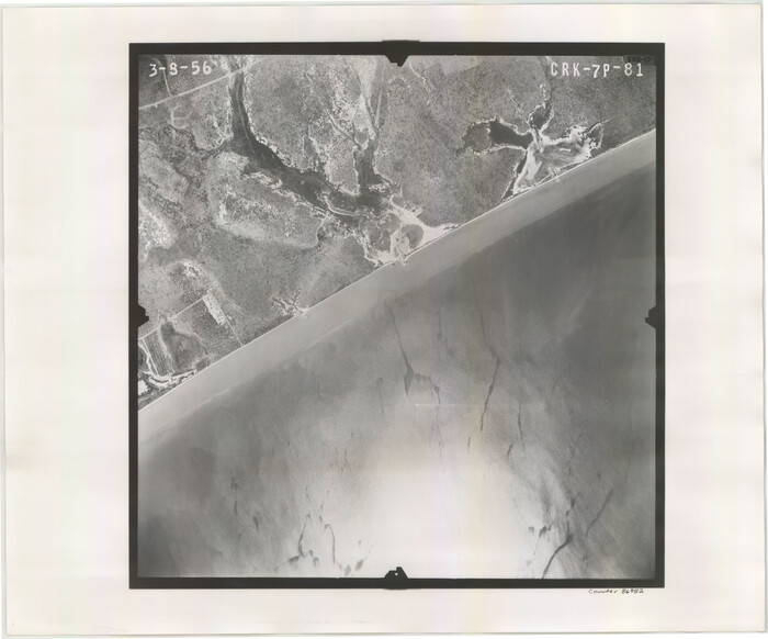 86952, Flight Mission No. CRK-7P, Frame 81, Refugio County, General Map Collection