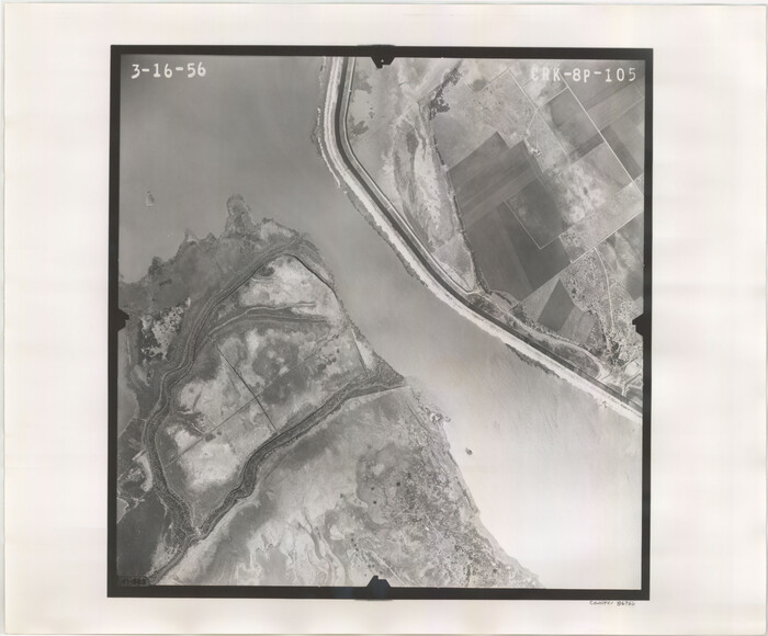86966, Flight Mission No. CRK-8P, Frame 105, Refugio County, General Map Collection