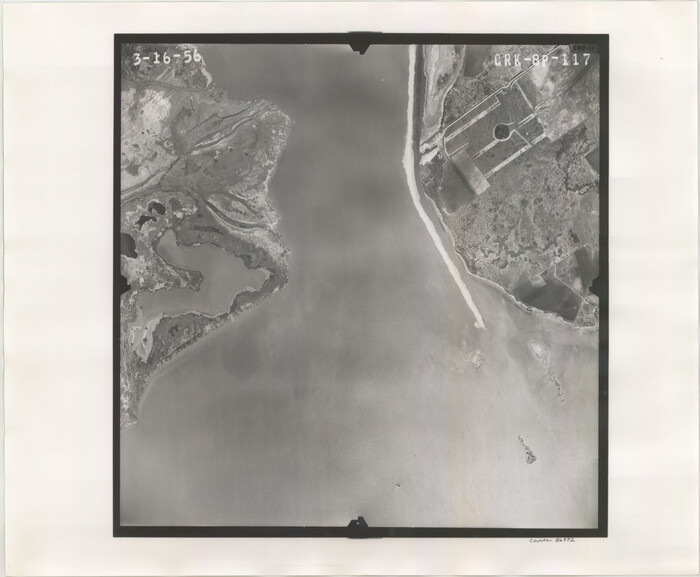 86972, Flight Mission No. CRK-8P, Frame 117, Refugio County, General Map Collection
