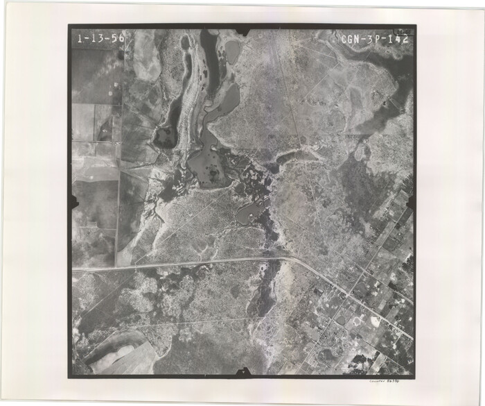 86986, Flight Mission No. CGN-3P, Frame 142, San Patricio County, General Map Collection