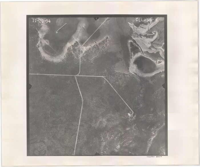 87074, Flight Mission No. CLL-3N, Frame 8, Willacy County, General Map Collection