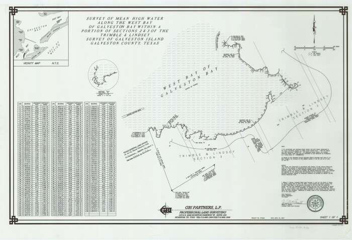 87936, Galveston County NRC Article 33.136 Sketch 46, General Map Collection