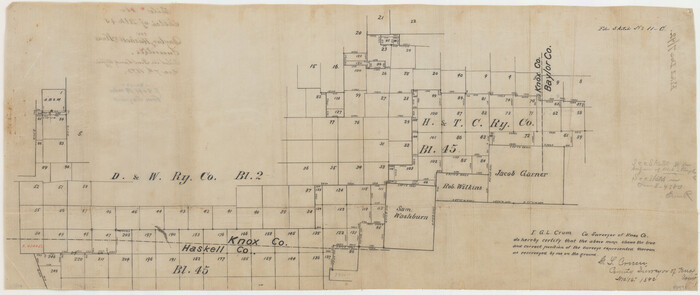 88491, Baylor County Sketch File 11C, General Map Collection