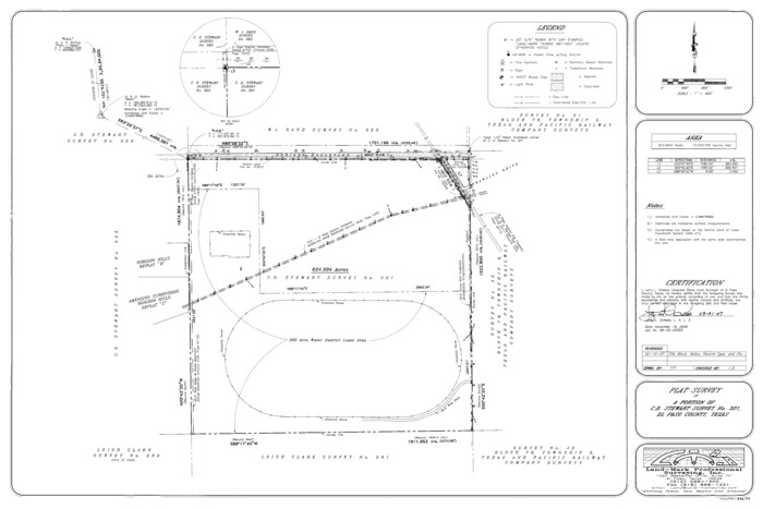 88670, El Paso County State Real Property Sketch 1, General Map Collection