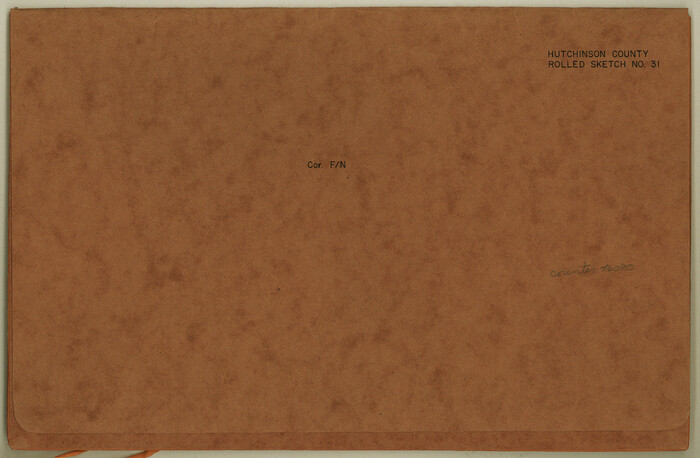6292, Hutchinson County Rolled Sketch 31, General Map Collection