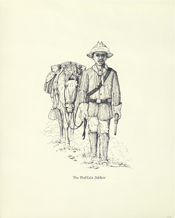 94148, "The Buffalo Soldier", Save Texas History Collectibles