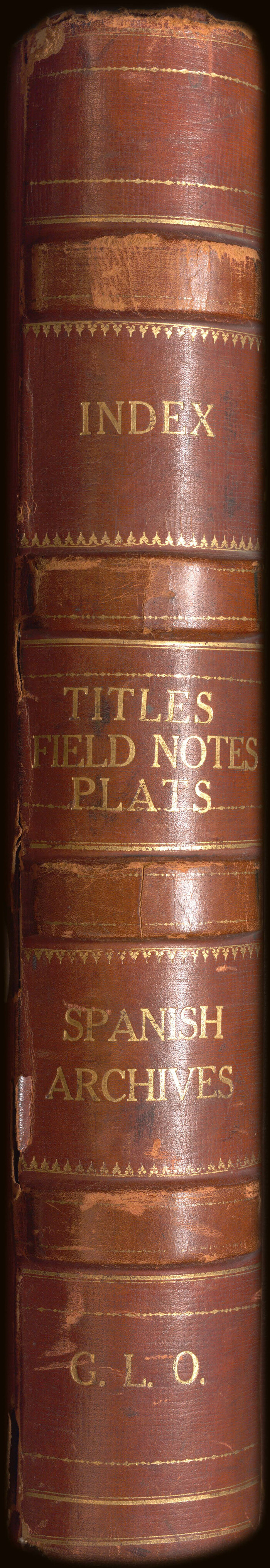 94534, Index to Titles, Field Notes, Plats: Spanish Archives, Historical Volumes
