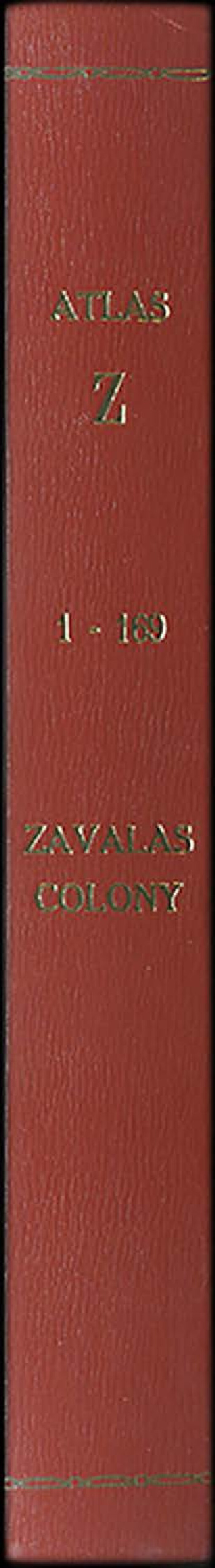 94541, Atlas Z, 1-169: Zavala's Colony, Historical Volumes