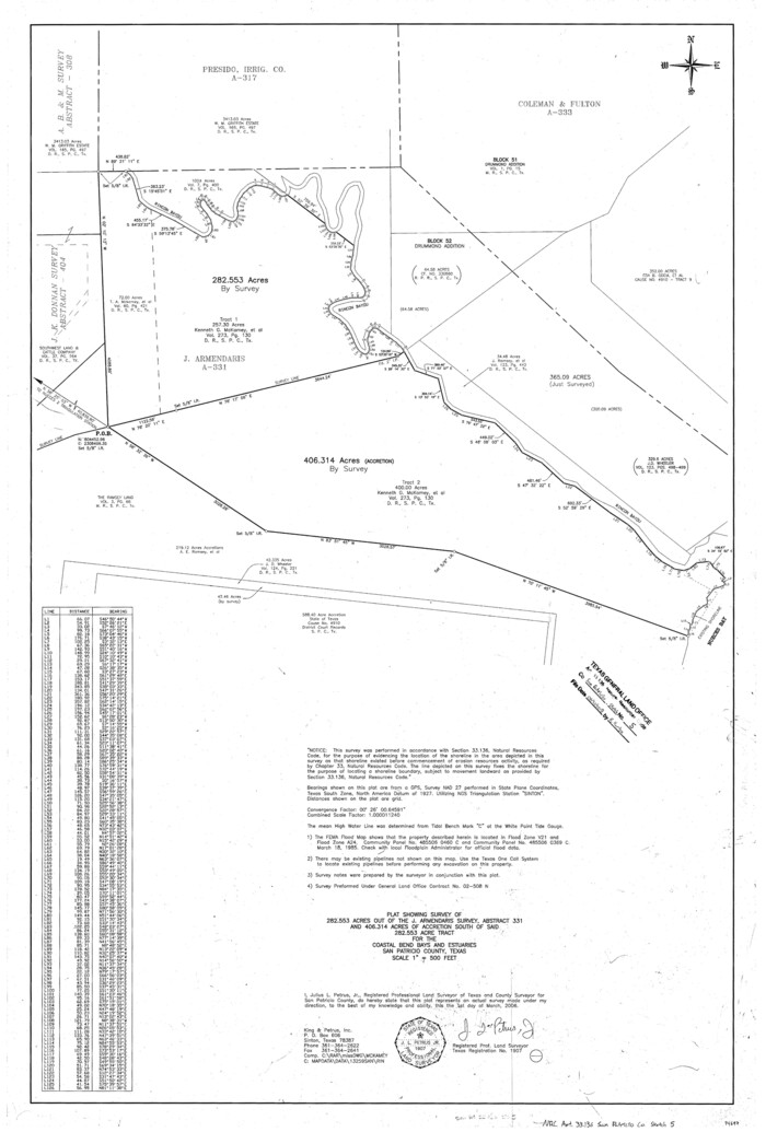 94697, San Patricio County NRC Article 33.136 Sketch 5, General Map Collection