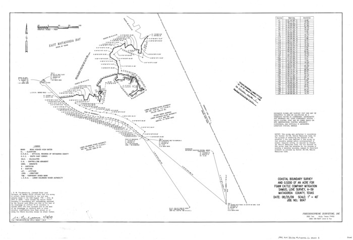 95006, Matagorda County NRC Article 33.136 Sketch 5, General Map Collection