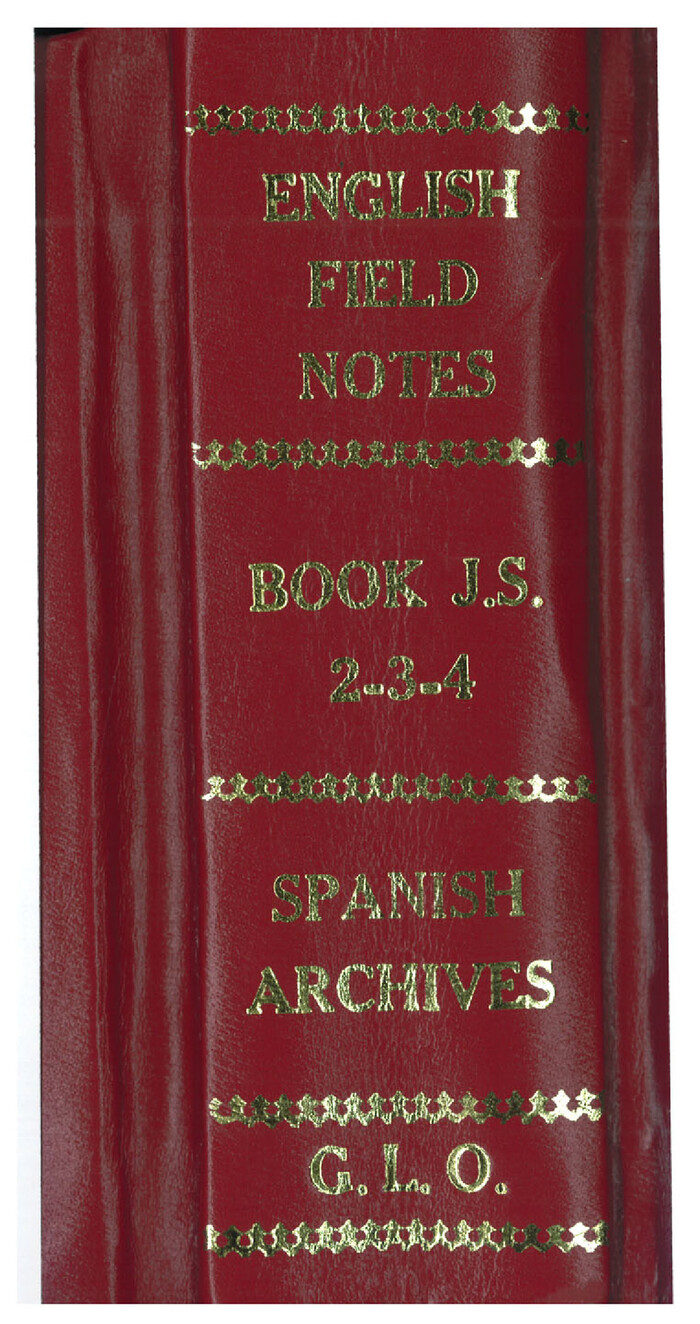 96550, English Field Notes of the Spanish Archives - Books J.S.2, 3, and 4, Historical Volumes