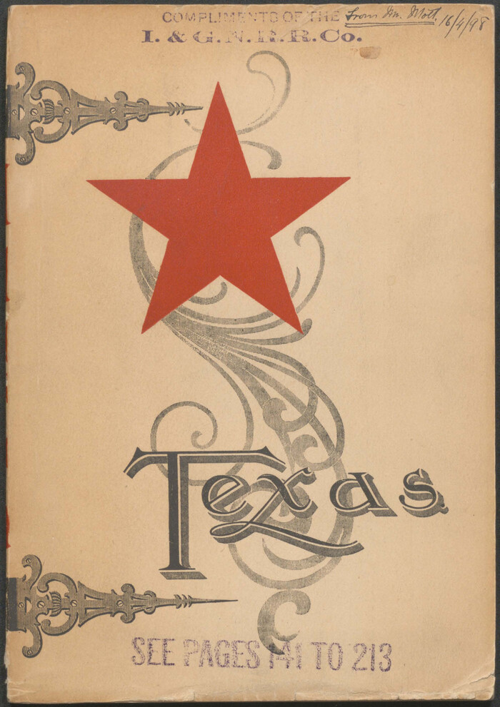 96585, The Texarkana Gateway to Texas and the Southwest issued jointly by the Iron Mountain Route, the Cotton Belt Route, the Texas & Pacific Railway, and the International & Great Northern Railroad, Cobb Digital Map Collection