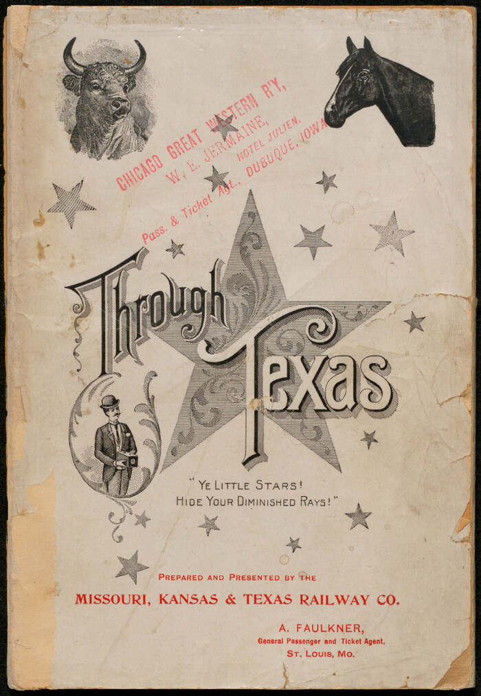 96600, Through Texas - a Series of Interesting and Instructive Letters, Cobb Digital Map Collection