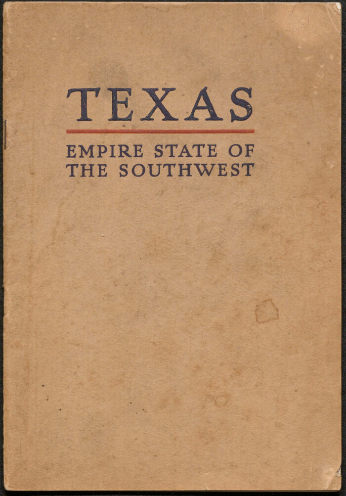 96604, Texas, Empire State of the Southwest, Cobb Digital Map Collection