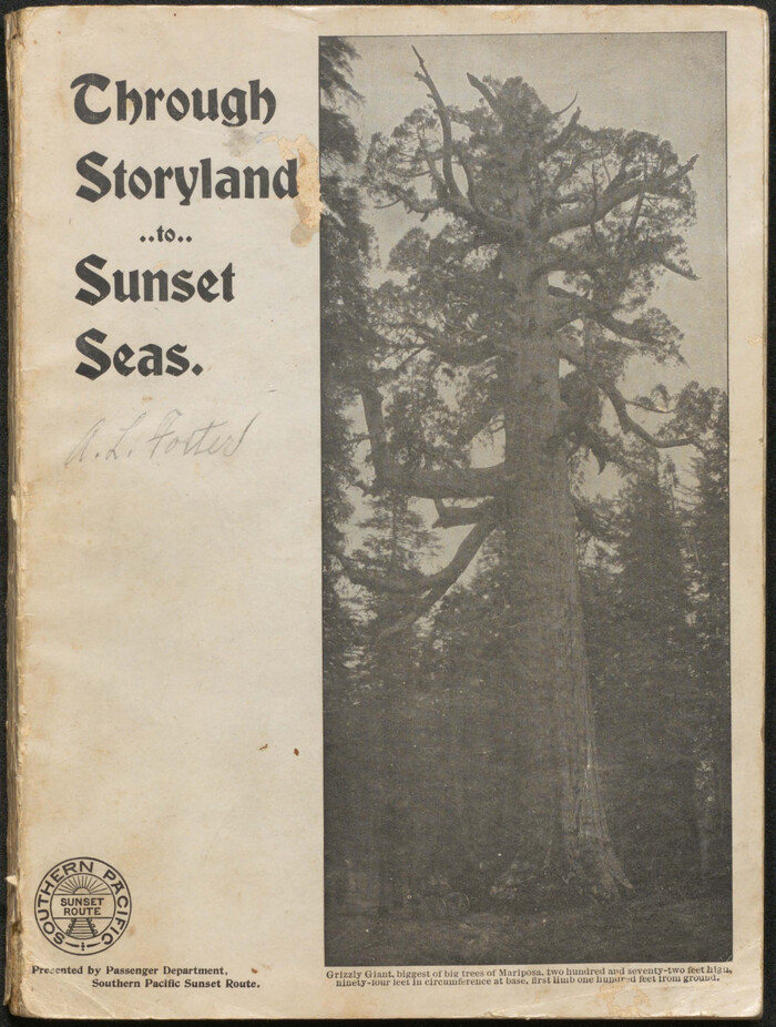 96606, Through Storyland to Sunset Seas, Cobb Digital Map Collection