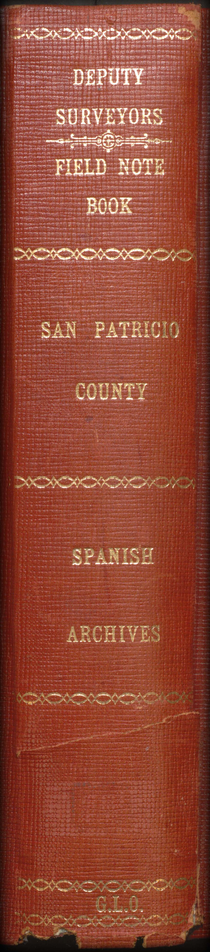 96675, Deputy Surveyors Field Note Book, San Patricio County, Historical Volumes