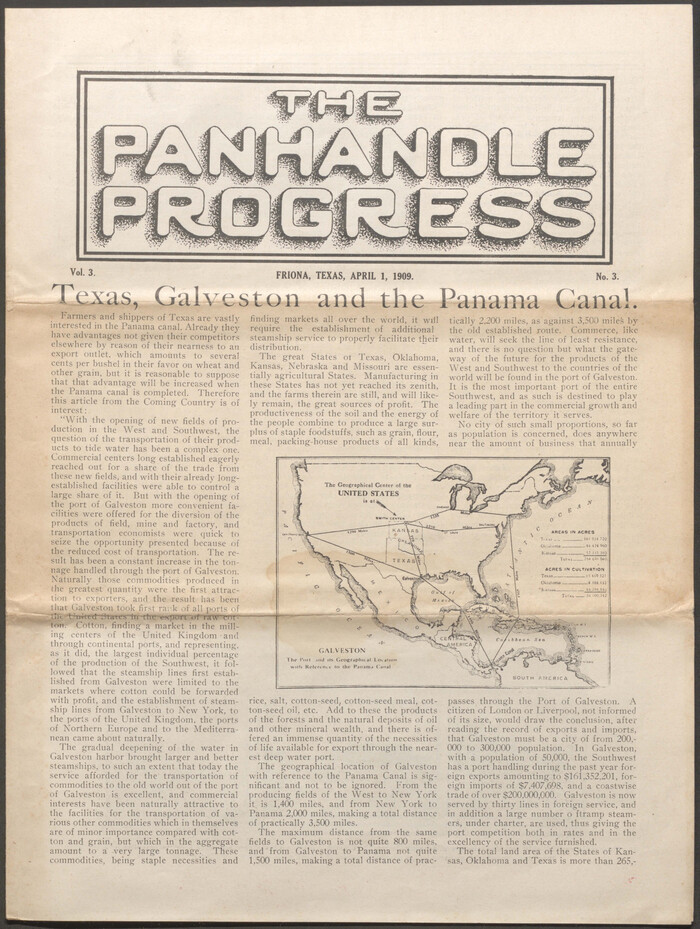 The Panhandle Progress Vol. 3 No. 3