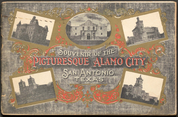 Souvenir of the Picturesque Alamo City - San Antonio, Texas