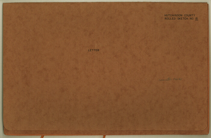 10201, Hutchinson County Rolled Sketch 15, General Map Collection