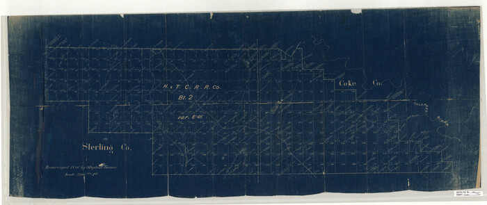 10338, Coke County Sketch File 23, General Map Collection