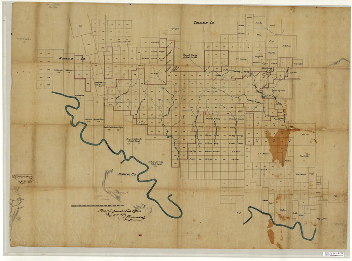 10339, Coleman County Sketch File 31, General Map Collection