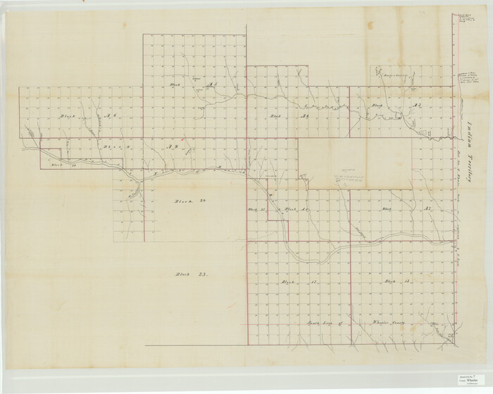 10431, Wheeler County Sketch File 7, General Map Collection