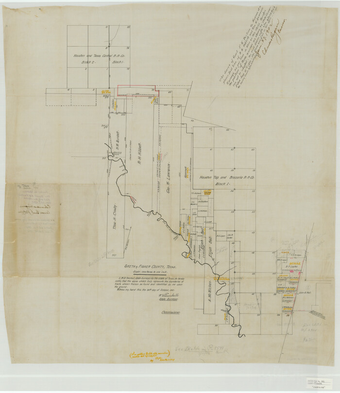 10450, Fisher County Sketch File A2, General Map Collection
