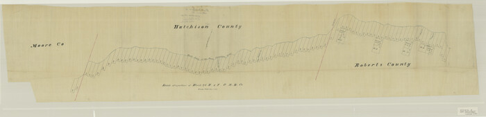 10498, Hutchinson County Sketch File 5, General Map Collection