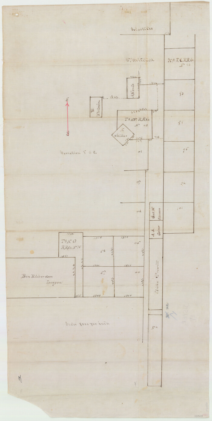 10505, Jasper County Sketch File 17, General Map Collection
