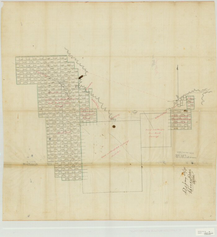 10506, Jeff Davis County Sketch File 6, General Map Collection