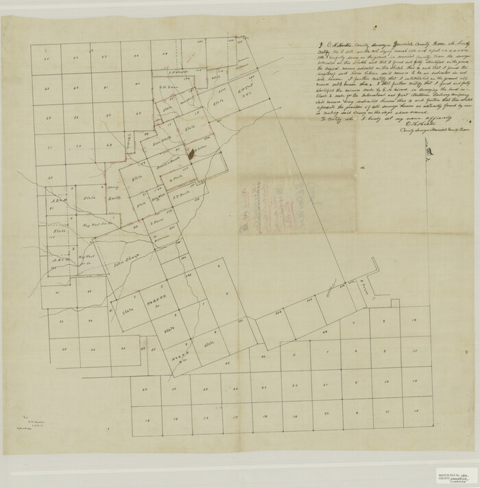 10536, Maverick County Sketch File 15a, General Map Collection
