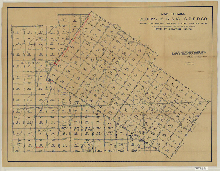 10545, Mitchell County Sketch File 16b, General Map Collection
