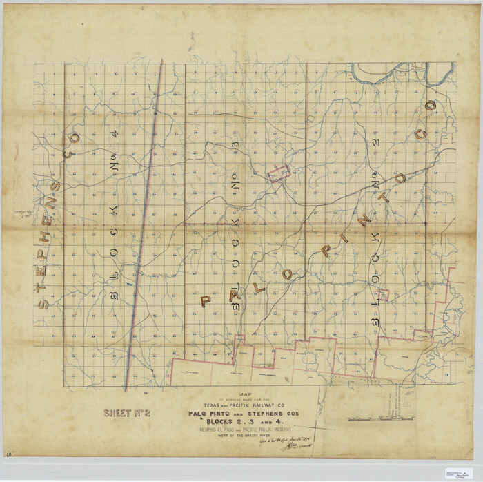 10566, Palo Pinto County Sketch File B, General Map Collection