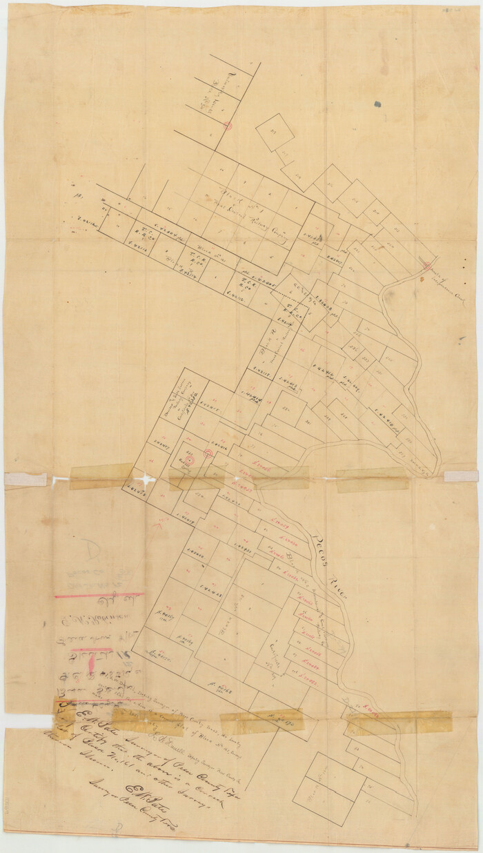 10569, Pecos County Sketch File 53, General Map Collection