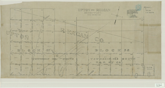 10584, Reagan County Sketch File 8, General Map Collection