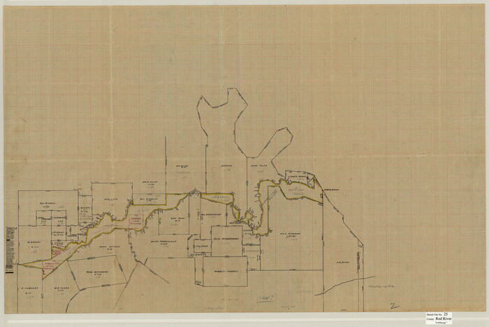 10586, Red River County Sketch File 25, General Map Collection