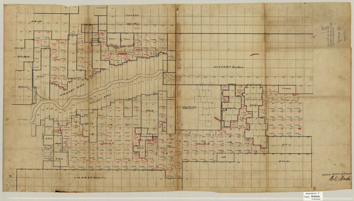 10589, Roberts County Sketch File 1, General Map Collection
