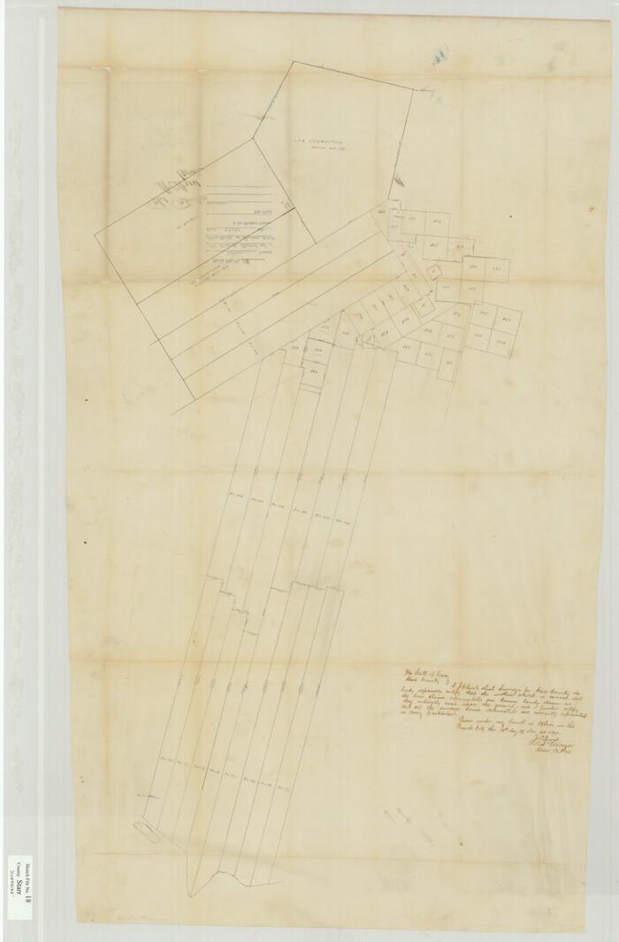 10606, Starr County Sketch File 18, General Map Collection