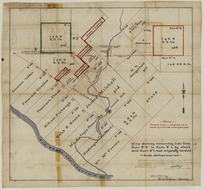 10619, Kinney County Sketch File E1, General Map Collection