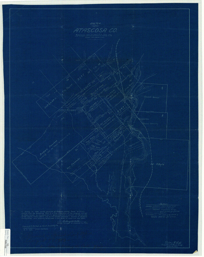 10865, Atascosa County Sketch File 33, General Map Collection